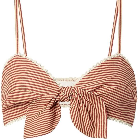 MIGUELINA Top bra crop bow size L - Picture 1 of 10